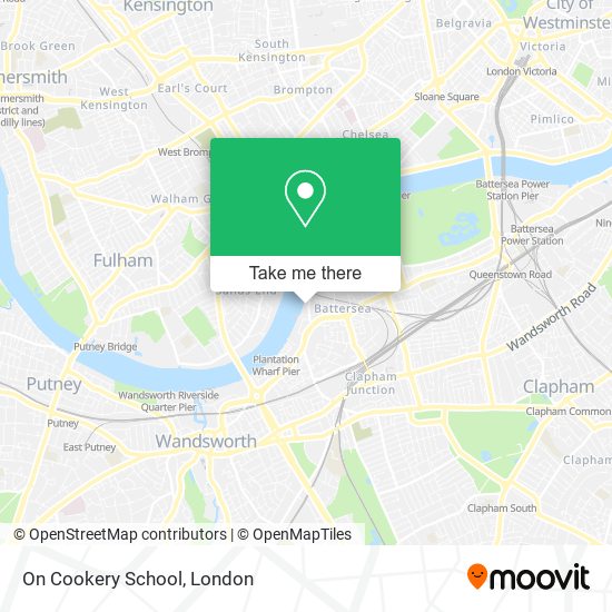 On Cookery School map