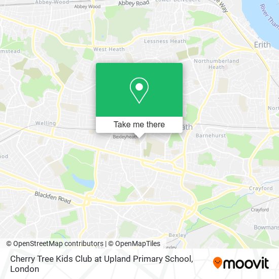 Cherry Tree Kids Club at Upland Primary School map