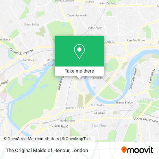 The Original Maids of Honour map
