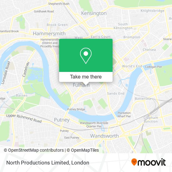 North Productions Limited map