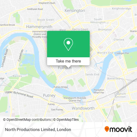 North Productions Limited map