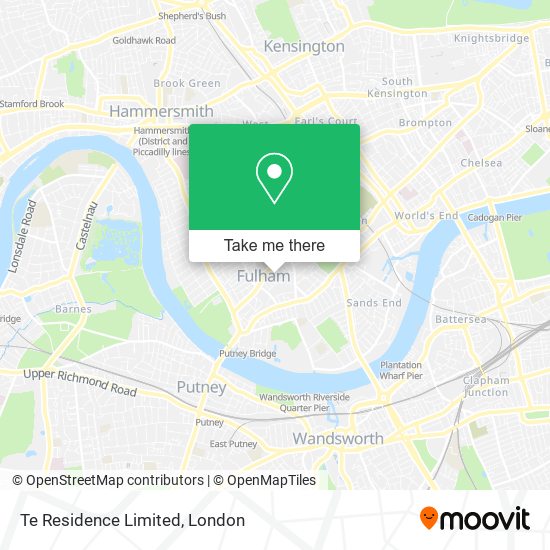 Te Residence Limited map