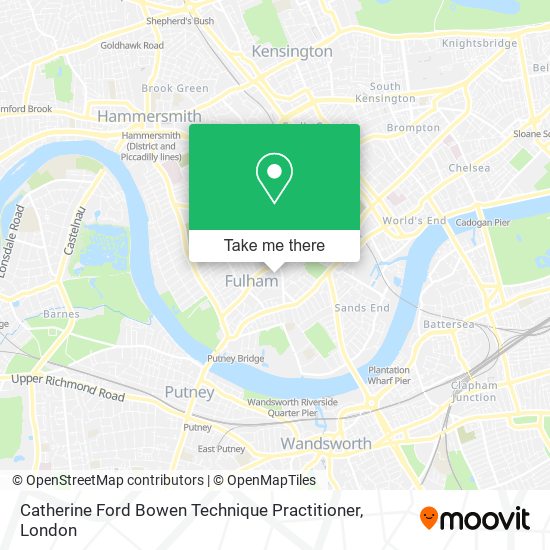 Catherine Ford Bowen Technique Practitioner map