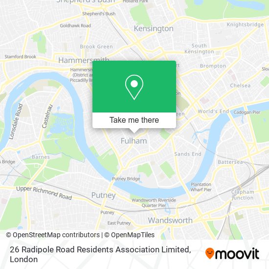 26 Radipole Road Residents Association Limited map