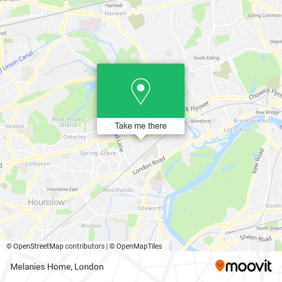 Melanies Home map