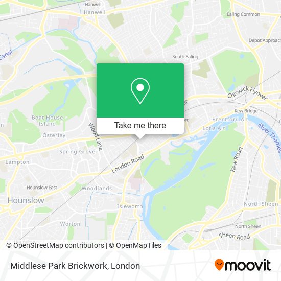 Middlese Park Brickwork map