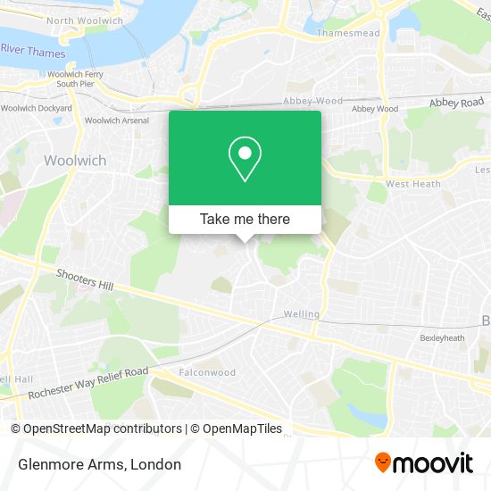 Glenmore Arms map