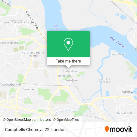 Campbells Chutneys 22 map