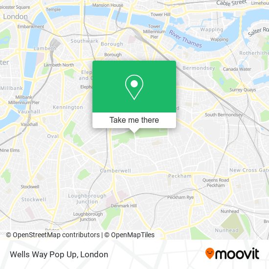 Wells Way Pop Up map