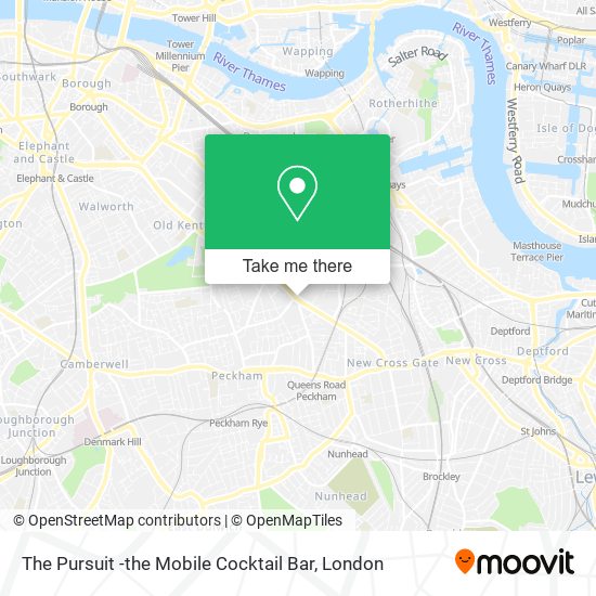 The Pursuit -the Mobile Cocktail Bar map