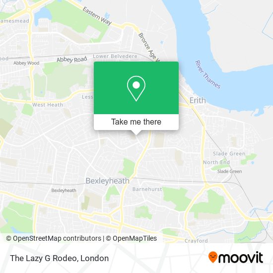 The Lazy G Rodeo map