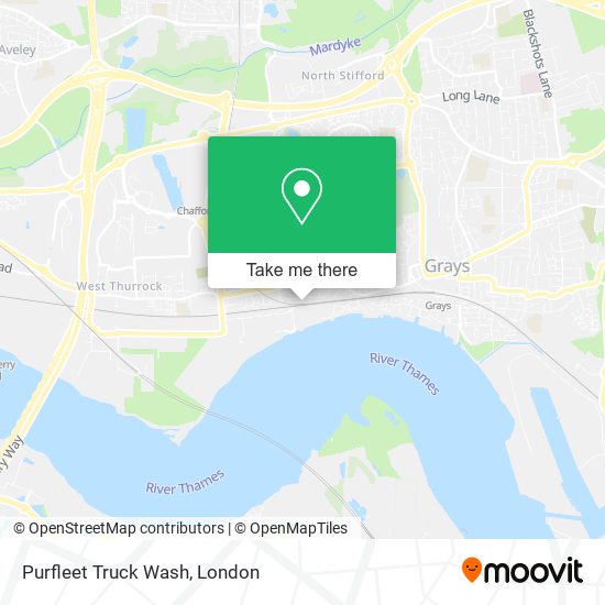 Purfleet Truck Wash map