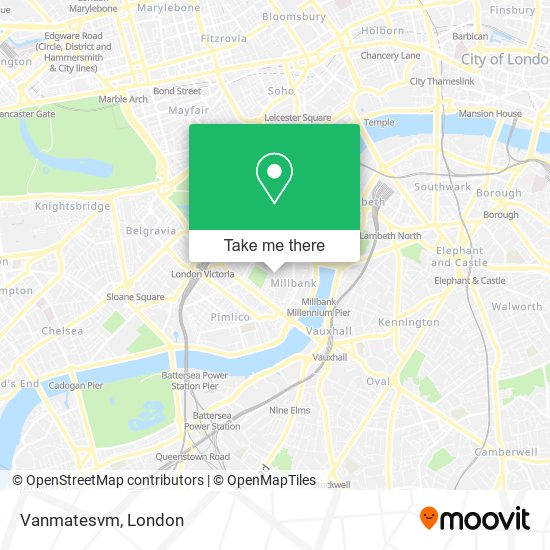 Vanmatesvm map