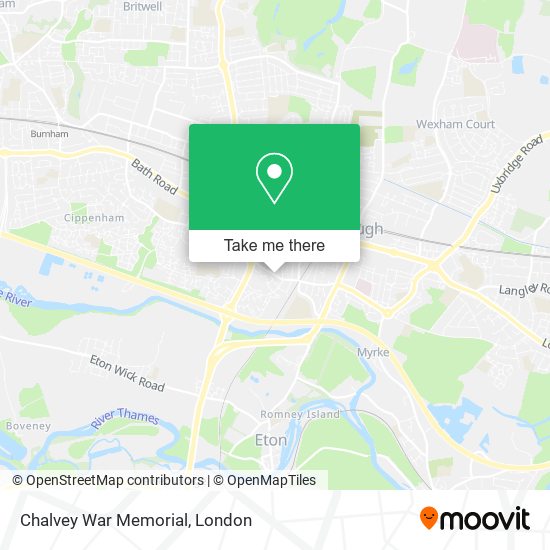 Chalvey War Memorial map