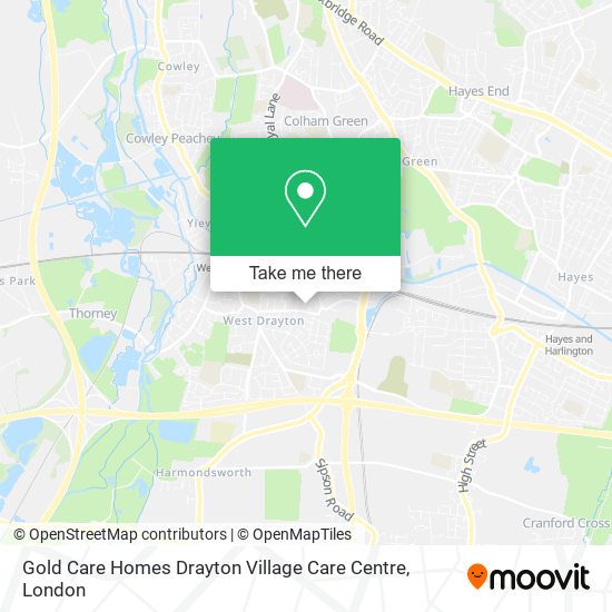 Gold Care Homes Drayton Village Care Centre map