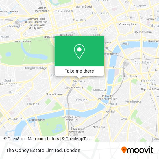 The Odney Estate Limited map