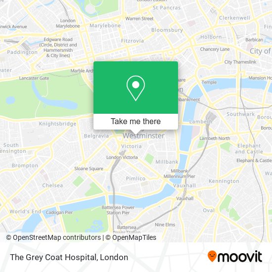 The Grey Coat Hospital map