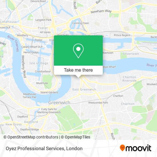 Oyez Professional Services map