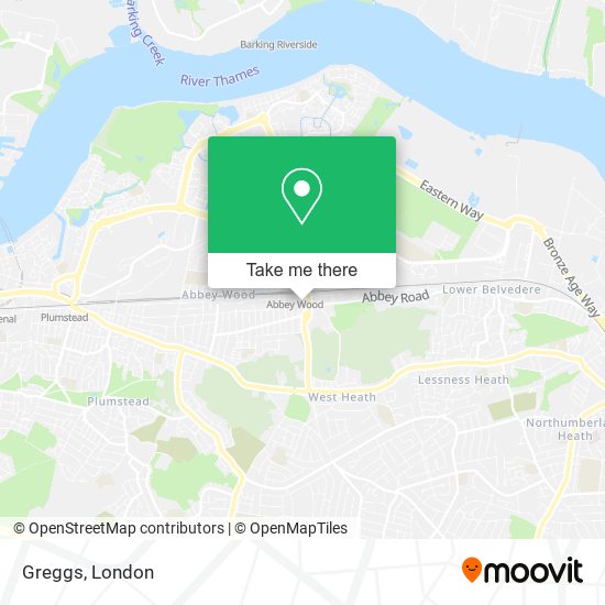 Greggs map