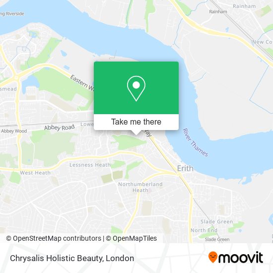 Chrysalis Holistic Beauty map
