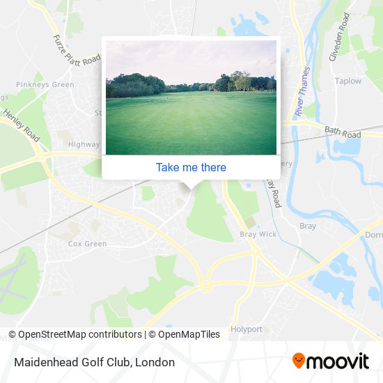 Maidenhead Golf Club map