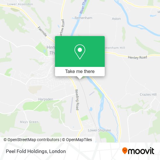 Peel Fold Holdings map