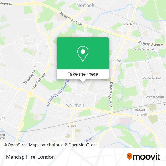 Mandap Hire map