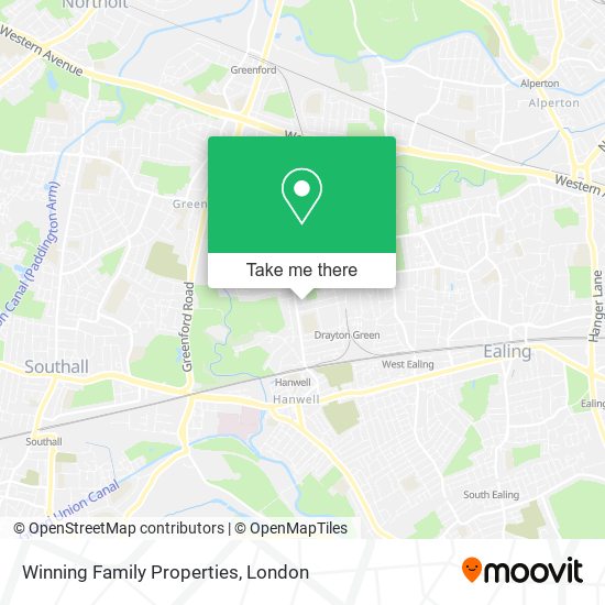 Winning Family Properties map