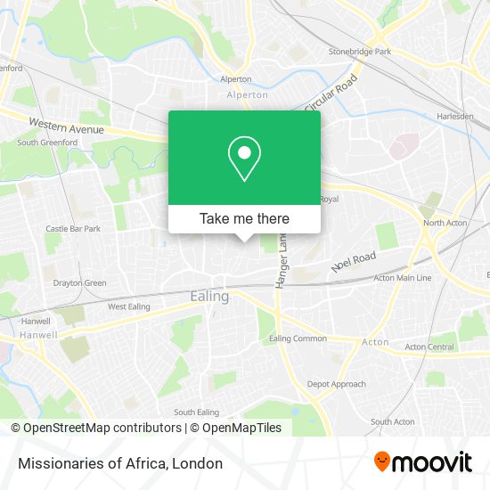 Missionaries of Africa map