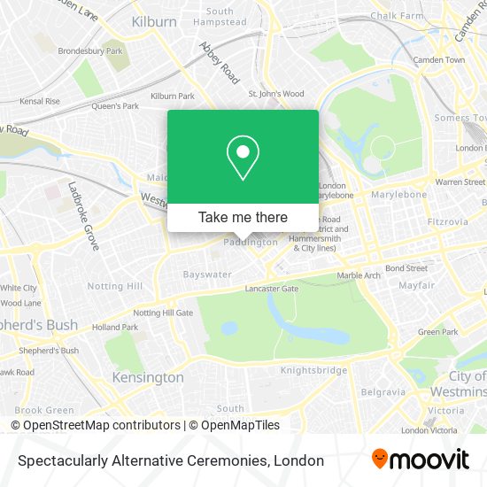 Spectacularly Alternative Ceremonies map