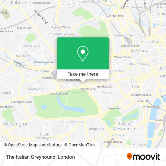 The Italian Greyhound map