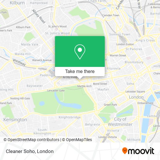 Cleaner Soho map