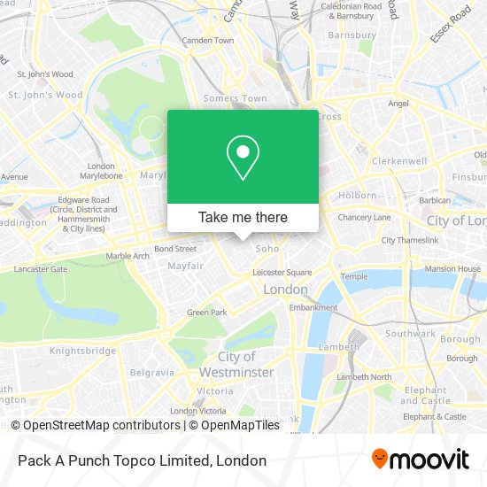 Pack A Punch Topco Limited map