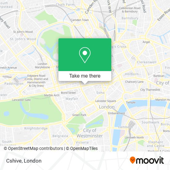 Cshive map
