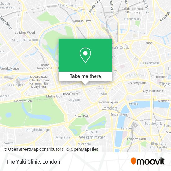 The Yuki Clinic map