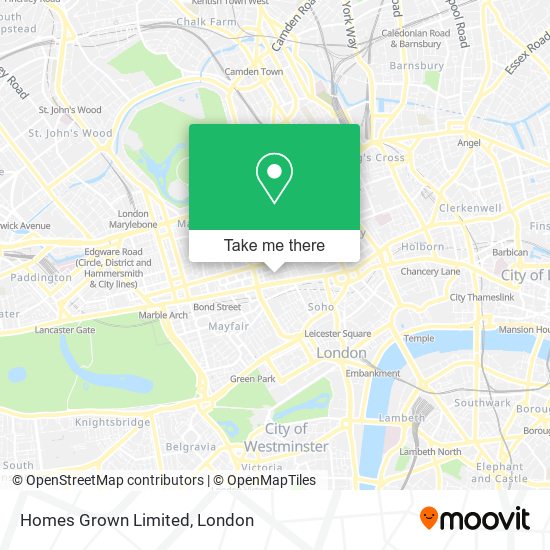 Homes Grown Limited map