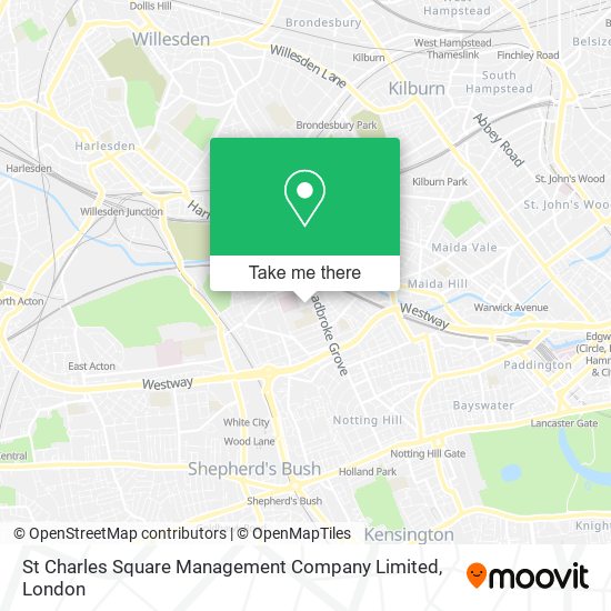 St Charles Square Management Company Limited map