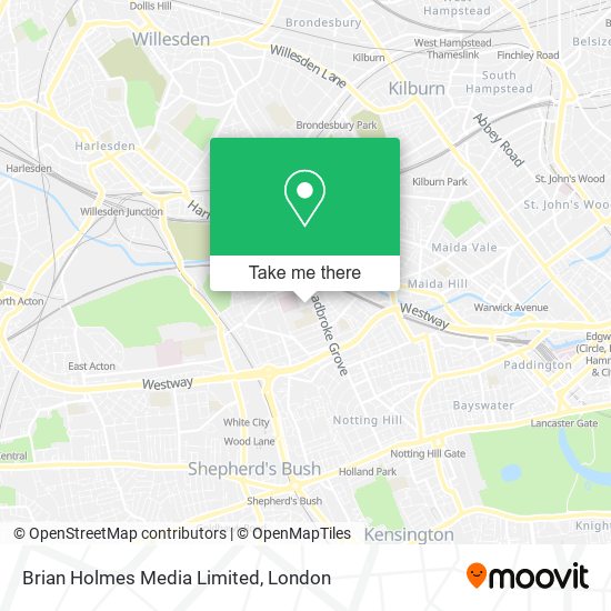 Brian Holmes Media Limited map