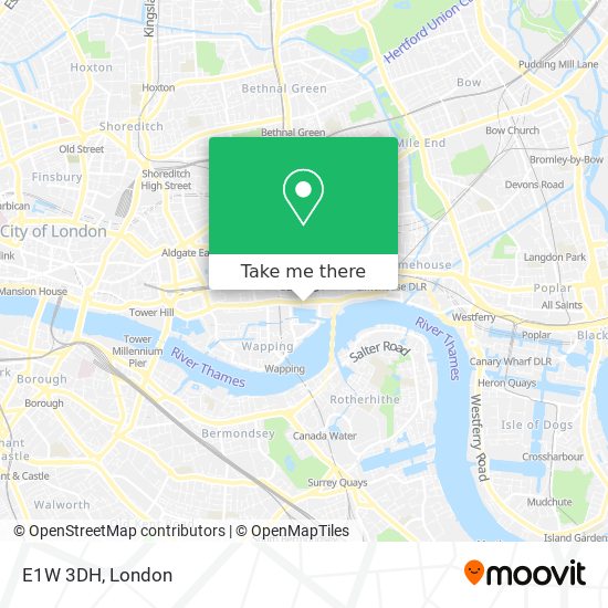 E1W 3DH map