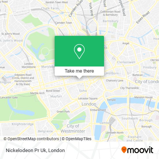 Nickelodeon Pr Uk map