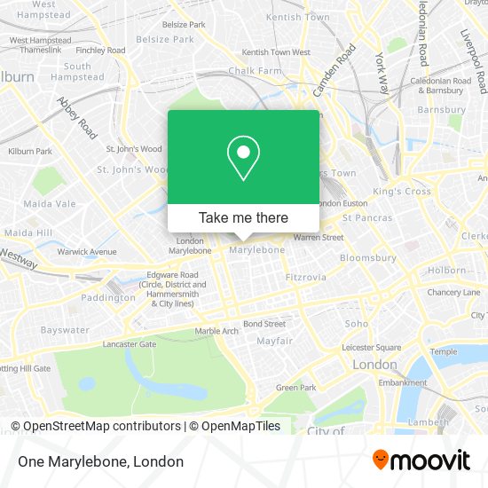 One Marylebone map