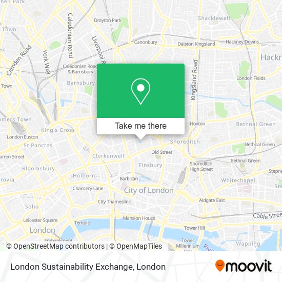 London Sustainability Exchange map