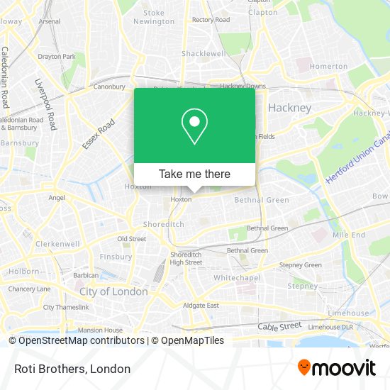 Roti Brothers map
