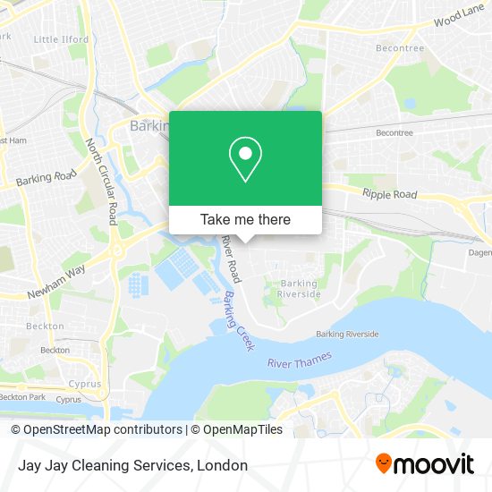 Jay Jay Cleaning Services map