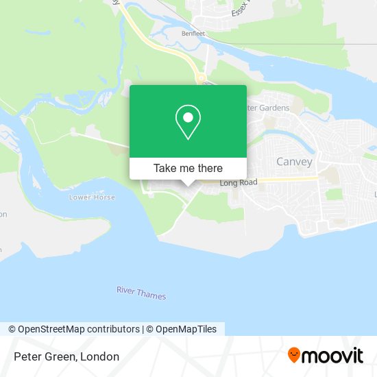 Peter Green map