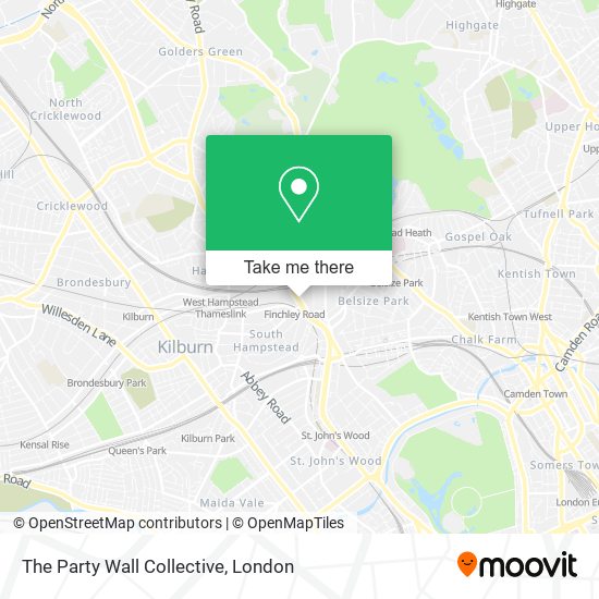 The Party Wall Collective map