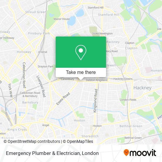 Emergency Plumber & Electrician map