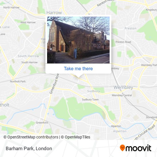 Barham Park map