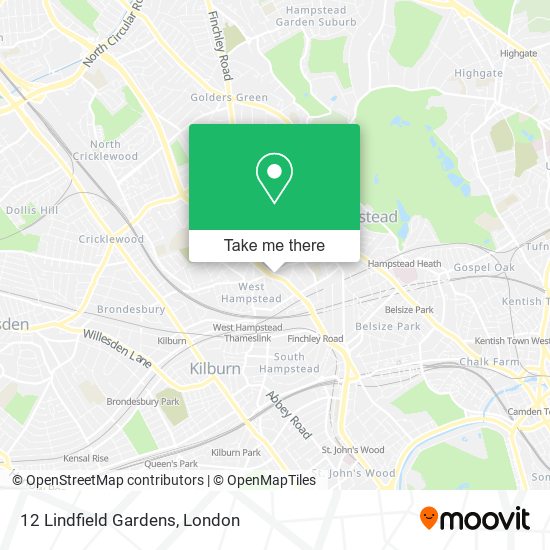 12 Lindfield Gardens map