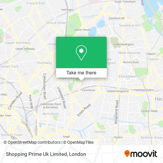 Shopping Prime Uk Limited map